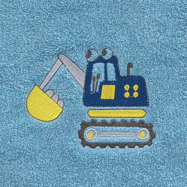 Σετ Πετσέτες Βρεφικές (2τμχ) Trattore Blue Lino Home