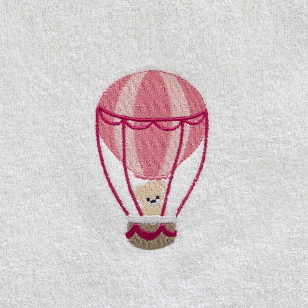 Σετ Πετσέτες Βρεφικές (2τμχ) Paloncino White/Pink Lino Home