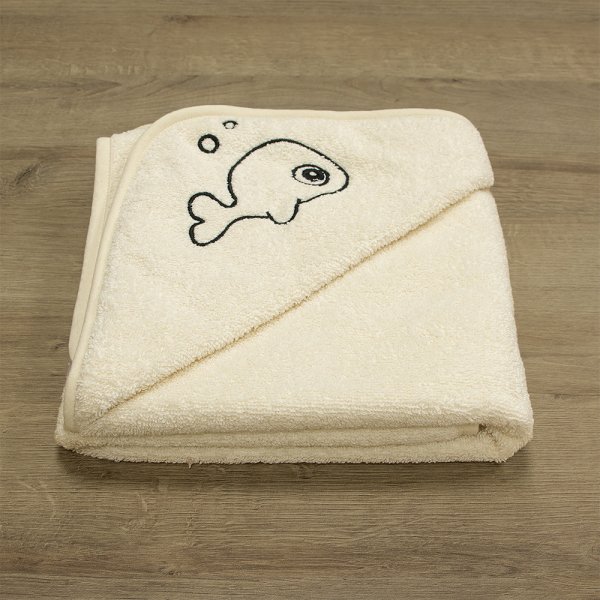 Βρεφική Κάπα Fish Ecru Lino Home