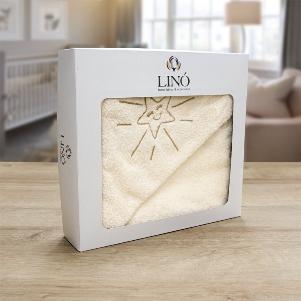 Βρεφική Κάπα Sun Ecru Lino Home