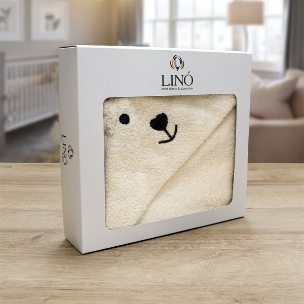 Βρεφική Κάπα Lovebear Ecru Lino Home