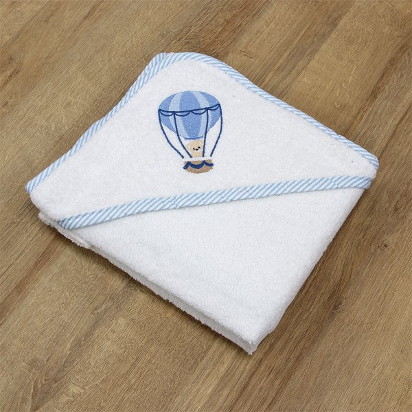 Βρεφική Κάπα Paloncino White/Blue Lino Home