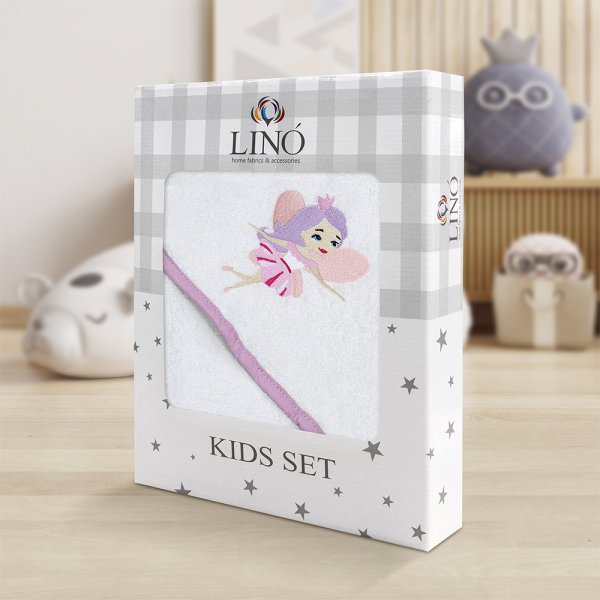Βρεφική Κάπα Hada White Lino Home