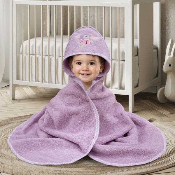 Βρεφική Κάπα Hada Lilac Lino Home