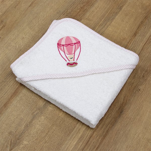 Βρεφική Κάπα Paloncino White/Pink Lino Home