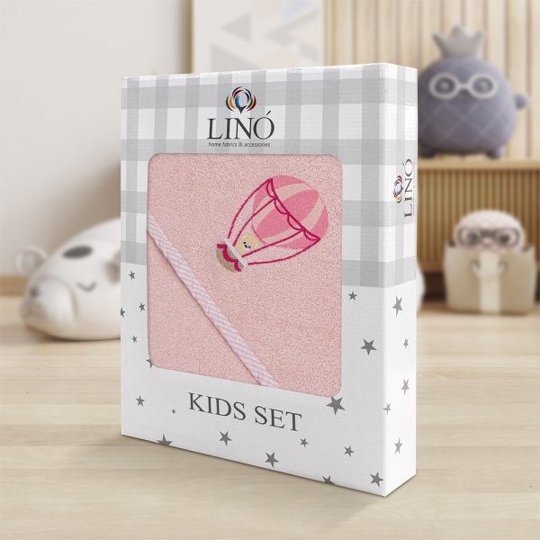 Βρεφική Κάπα Paloncino Pink Lino Home