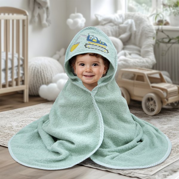 Βρεφική Κάπα Trattore Mint Lino Home