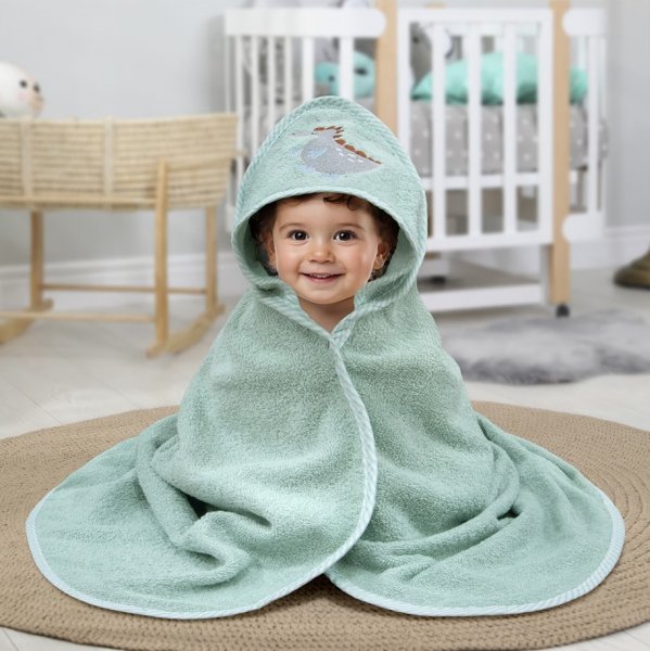 Βρεφική Κάπα Lagarto Mint Lino Home