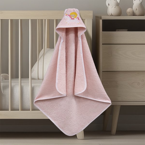 Βρεφική Κάπα Corno Pink Lino Home