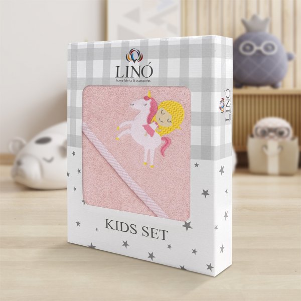Βρεφική Κάπα Corno Pink Lino Home