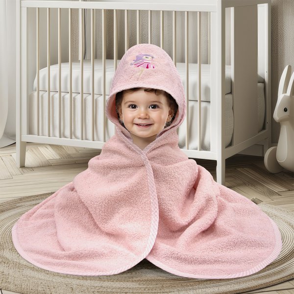 Βρεφική Κάπα Hada Pink Lino Home