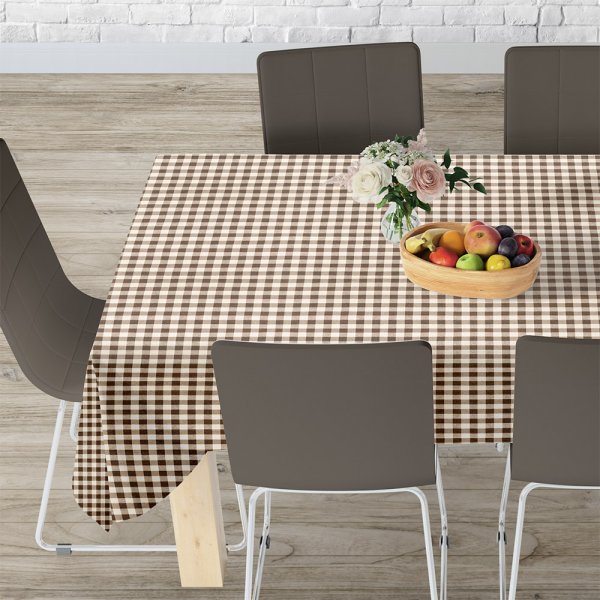 Τραπεζομάντηλο (140x230) Menorca 901 Brown Lino Home