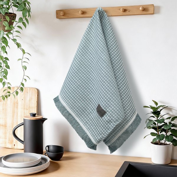 Ποτηρόπανο Niksi Πετρόλ Lino Home