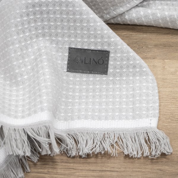 Ποτηρόπανο Niksi Ασημί Lino Home