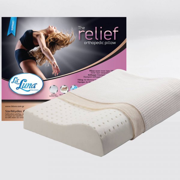 Μαξιλάρι Ανατομικό (40x60) Relief Orthopedic Medium La Luna
