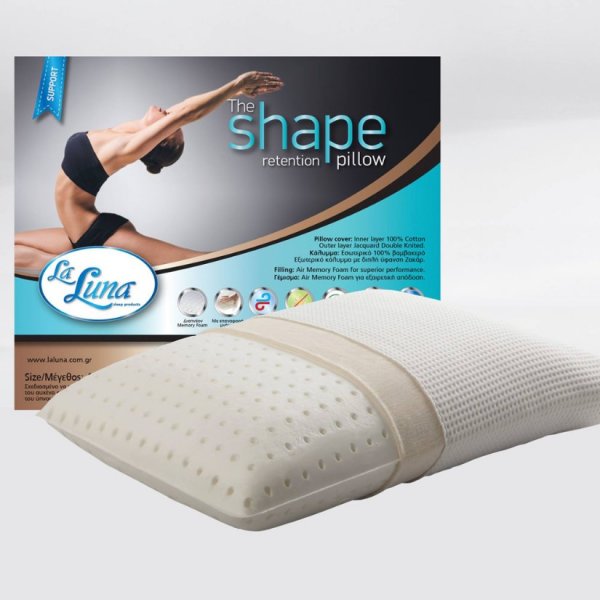 Μαξιλάρι Ανατομικό (40x60+12) Shape Orthopedic Medium La Luna