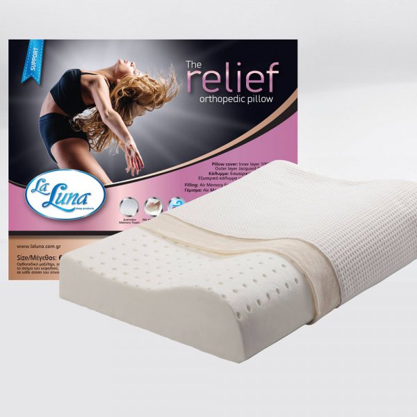 Μαξιλάρι Ανατομικό (30x46) Relief Orthopedic Medium La Luna