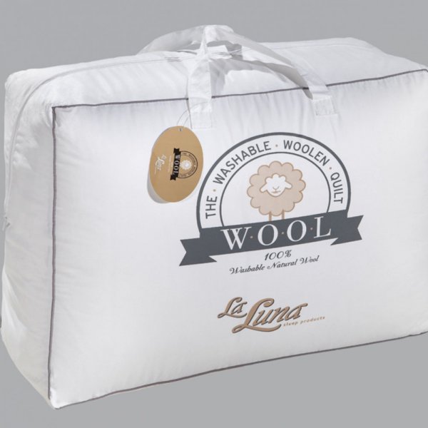Πάπλωμα Μάλλινο Υπέρδιπλο Wool Natural La Luna