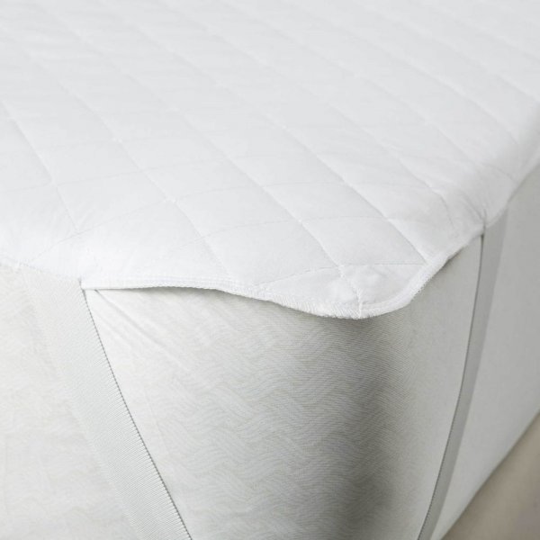 Κάλυμμα Στρώματος Αδιάβροχο Υπέρδιπλο Flannel 4 Λάστιχα La Luna