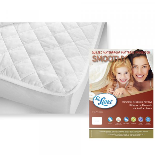 Κάλυμμα Στρώματος Αδιάβροχο Μονό (90x200) Smoothly La Luna