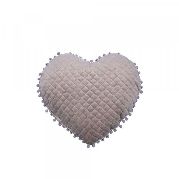 Διακοσμητικό Μαξιλάρι Καρδιά Elwin Beige Palamaiki