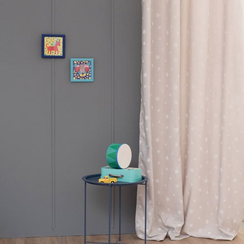 Φωσφοριζέ Κουρτίνα (140x260) Με Κρίκους Nalia Palamaiki