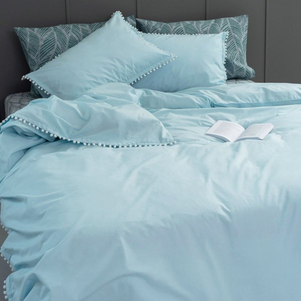 Σετ Παπλωματοθήκη Μονή Pon-Pon Ciel Palamaiki