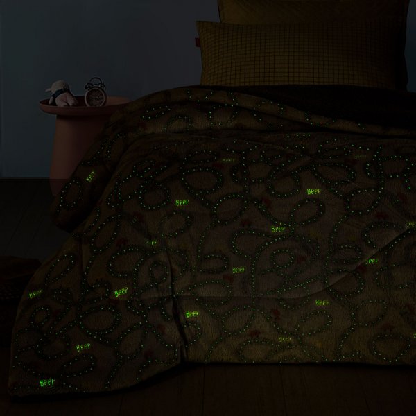 Φωσφοριζέ Κουβερτοπάπλωμα Μονό Trip Palamaiki