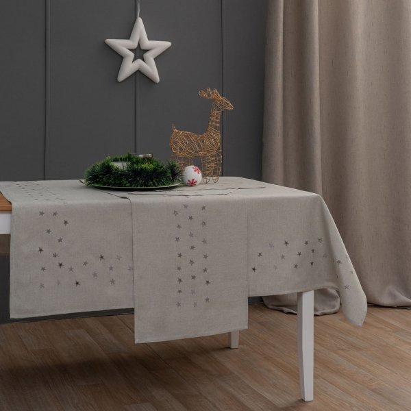 Σετ Χριστουγεννιάτικα Σουπλά (2τμχ) CD02 Gray Palamaiki