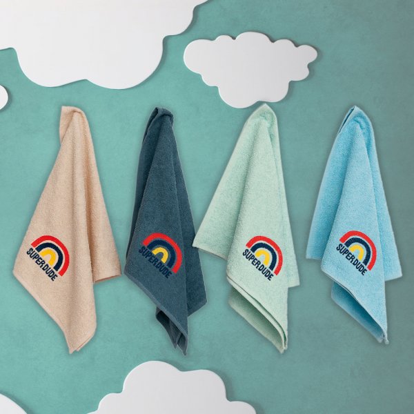 Σετ Πετσέτες Παιδικές Χεριών (4τμχ) Super Palamaiki