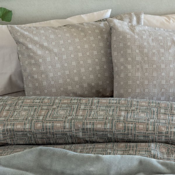 Σετ Φανελένια Σεντόνια Υπέρδιπλα FB 0228 Palamaiki