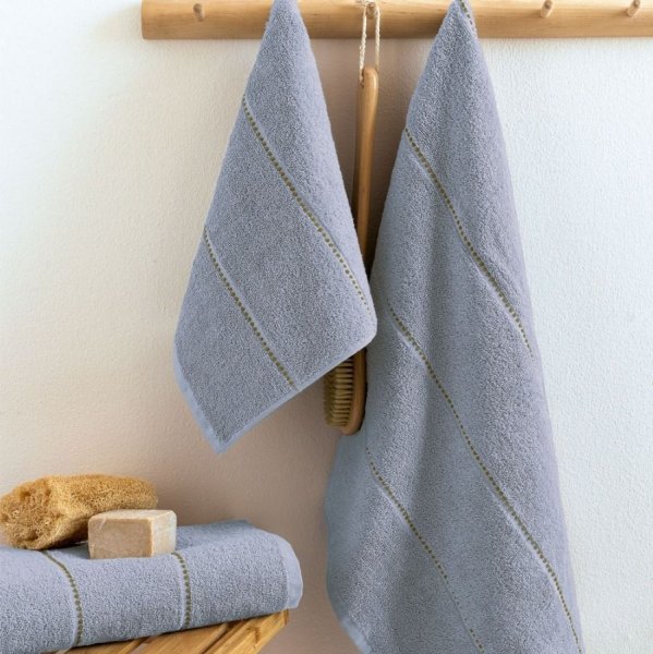 Σετ Πετσέτες Μπάνιου (3τμχ) Cler Gray Palamaiki