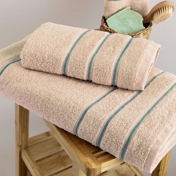 Σετ Πετσέτες Μπάνιου (3τμχ) Jodi Ecru Palamaiki