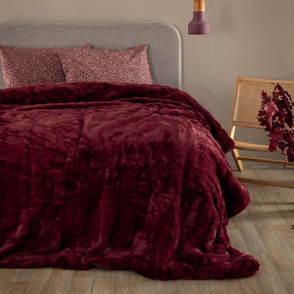 Κουβερτοπάπλωμα Υπέρδιπλο Ember Wine Palamaiki