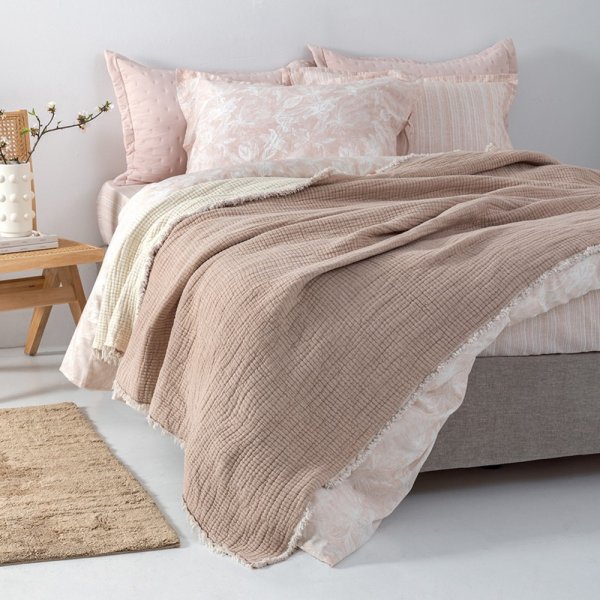 Κουβερτόριο Μονό Mous Beige Palamaiki