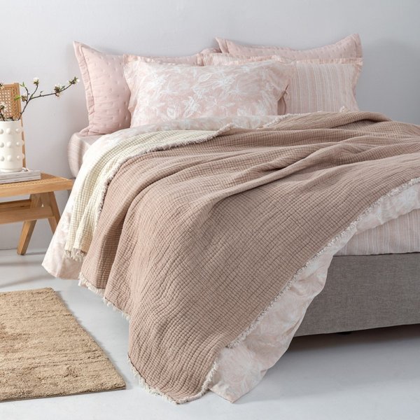 Κουβερτόριο Υπέρδιπλο Mous Beige Palamaiki