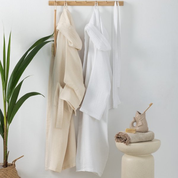 Μπουρνούζι Με Κουκούλα Mous Palamaiki