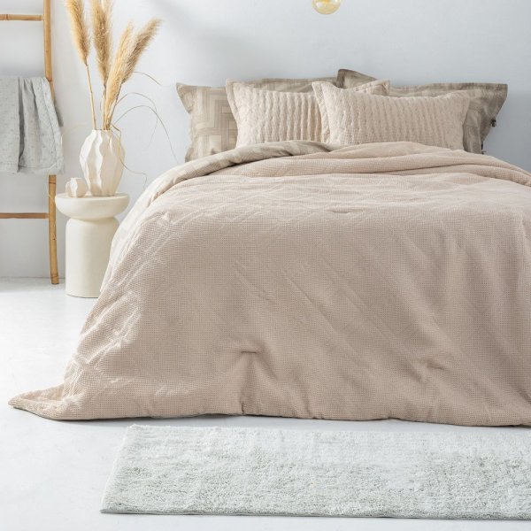 Κουβερλί Μονό Alison Beige Palamaiki