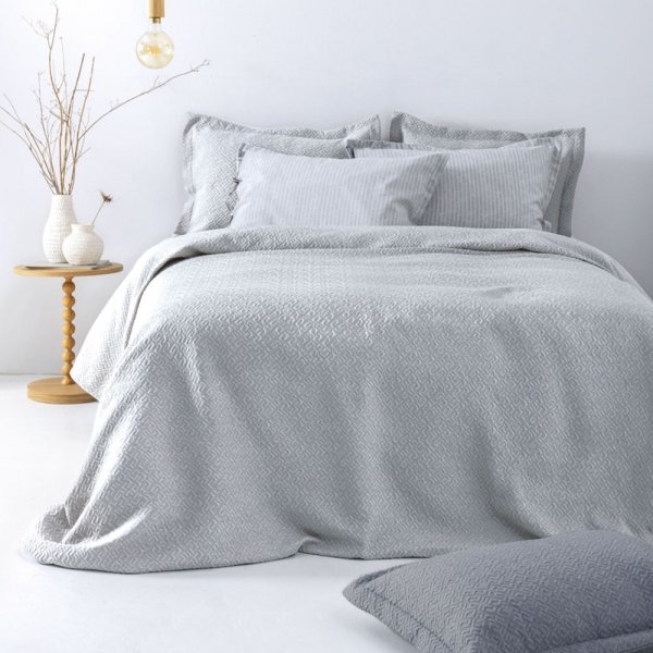 Κουβερτόριο Μονό Zoe Silver Palamaiki