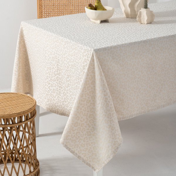 Αλέκιαστο Τραπεζομάντηλο (175x160) Lita Beige Palamaiki
