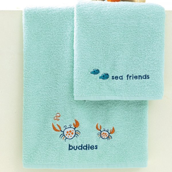 Σετ Πετσέτες Παιδικές (2τμχ) Crabs Palamaiki