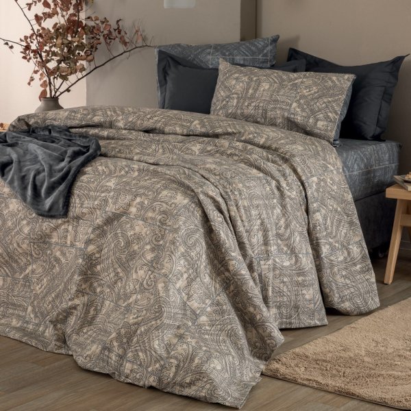 Σετ Φανελένια Παπλωματοθήκη Υπέρδιπλη FB 0240 Palamaiki