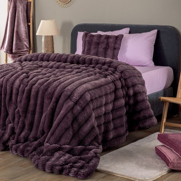 Κουβερτοπάπλωμα Υπέρδιπλο Juno Purple Palamaiki