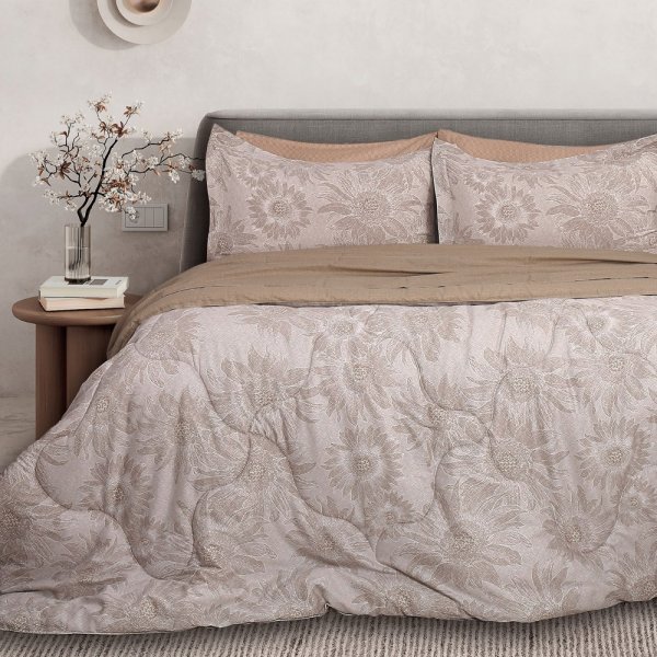 Σετ Πάπλωμα + Σεντόνια Υπέρδιπλα (5τμχ) B0695 Palamaiki