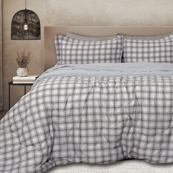 Σετ Πάπλωμα + Σεντόνια Υπέρδιπλα (5τμχ) B0696 Palamaiki