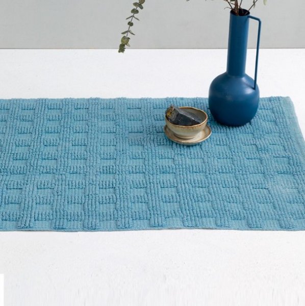Πατάκι Μπάνιου (50x80) Sunu Blue Palamaiki