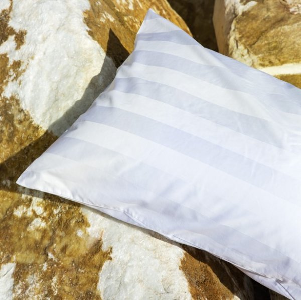 Ξενοδοχειακή Μαξιλαροθήκη (52x73) 4,5cm Striped 100% Βαμβακοσατέν 300TC Nima Hotelling