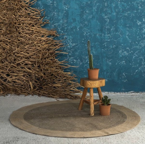 Στρογγυλό Χαλί (R120) Bergren Beige Nima Home