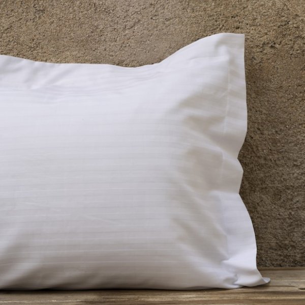 Ξενοδοχειακή Μαξιλαροθήκη (52x75) 1cm Striped Oxford-3 100% Βαμβακοσατέν 240TC Nima Hotelling