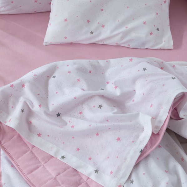 Σετ Σεντόνια Κούνιας Nene Pink Nima Kids